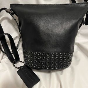 Coach bucket style purse